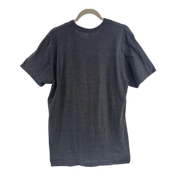 DILLIGAF Skull Graphic T-Shirt Men’s Large Gray Biker Casual Tee Vintage Style - Picture 6 of 8